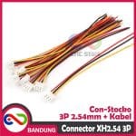 XH2.54 3P 20CM CABLE JST CONNECTOR 3 PIN HEADER SOCKET XH PAIR KONEKTOR - Image 5