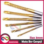 MATA BOR GERGAJI 3MM TITANIUM DRILL 2 FUNGSI PLUS ADAPTOR - Image 2