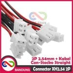 XH2.54 2P 20CM CABLE JST CONNECTOR 2 PIN HEADER SOCKET XH PAIR KONEKTOR - Image 5