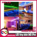 LAMPU LED STRIP LIGHT MATA BESAR 5050 SMD IP44 OUTDOOR 5 CM MERAH - Image 3