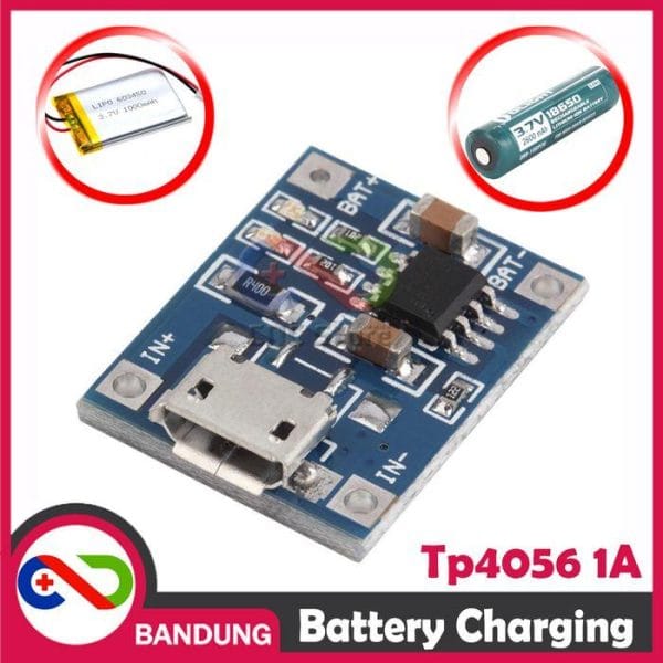 TP4056 1A LIPO LITHIUM BATTERY CHARGING CHARGER BOARD MICRO USB