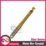 MATA BOR GERGAJI 3MM TITANIUM DRILL 2 FUNGSI PLUS ADAPTOR - Image 3