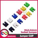 20PCS JUMPER CAP SOCKET SOKET 2.54MM 2.54 BLACK HITAM - Image 3