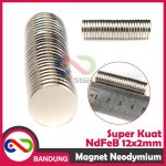 MAGNET NEODYMIUM NDFEB BULAT PERMANEN 12X2MM - Image 3