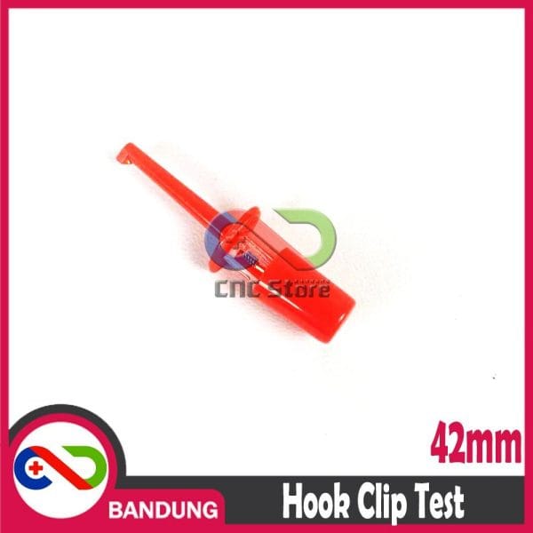 HOOK CLIP TEST 42MM KLIP PENJEPIT CONNECTOR KAIL PENGAIT IC MERAH
