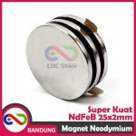 MAGNET NEODYMIUM NDFEB BULAT PERMANEN 25X2MM - Image 4