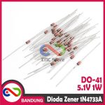 DIODA ZENER 1N4733A 1W VOLTAGE REGULATOR TUBE 5.1V DO-41 - Image 4