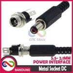 DC-021 METAL SOCKET DC POWER INTERFACE 5.5- 2.1MM DC-0005 - Image 3