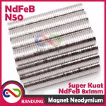 MAGNET NEODYMIUM NDFEB BULAT PERMANEN 8X1MM - Image 4