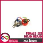 JACK BANANA FEMALE 1 SET BLACK RED SEPASANG HITAM MERAH - Image 5
