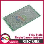PCB DOT MATRIX THRU HOLE SINGLE LAYER 9X15CM 9*15CM - Image 5