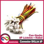 XH2.54 3P 20CM CABLE JST CONNECTOR 3 PIN HEADER SOCKET XH PAIR KONEKTOR - Image 4
