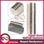 MAGNET NEODYMIUM NDFEB BULAT PERMANEN 12X2MM