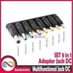 MULTI 8 SIZE JACK CONVERTER COLOKAN ADAPTOR 5.5X2.1 LAPTOP CCTV ROUTER - Image 3