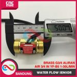 WATER FLOW SENSOR BRASS G3/4 ALIRAN AIR 3/4 IN YF-B5 1-30L/MIN - Image 2