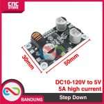 DC10-120V100V96V84V72V24V to 5V step-down power module board high power 5A high current - Image 4