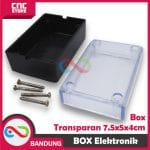 BOX TRANSPARAN BOX TOSO 36 LED 7,5X5X4CM KOTAK ELEKTRONIK BOX ELECTRONIC RANGKAIAN - Image 3