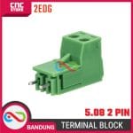 TERMINAL BLOCK 2EDG 5.08 2P 2 PIN GREEN - Image 5