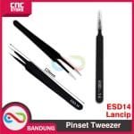 TWEEZER HRC40 ESD-14 120MM 12CM PINSET LANCIP