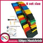 328PCS COLORFUL HEAT SHRINK TUBING SLEEVING WRAP CABLE WIRE TUBES SET 8 SIZE - Image 5