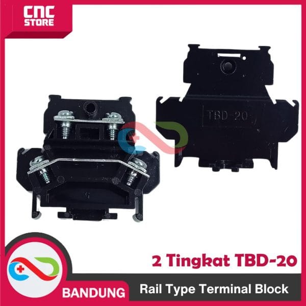 TERMINAL BLOCK 2 TINGKAT - RAIL TYPE TERMINAL BLOCK 2 TINGKAT CBD20 TBD 20 TBD-20 TBD20 TBD-20A TBD20A PM02