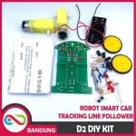 D2-1 DIY KIT SMART CAR TRACKING LINE FOLLOWER LM393 DUAL MOTOR - Image 4