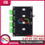 LM2596 Step Down Multi Channel 3.3V 5V 12V ADJ Stepdown 4 Output - Image 2