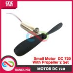 MICRO SMALL DC 720 HIGH TORQUE HIGH SPEED FOR DRONE PLUS BALING BALING HITAM A/B - Image 2