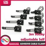 3M STICKY ADJUSTABLE SELF - ADHESIVE CABLE CLAMP CLIP WIRE ZIP - Image 4