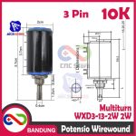 POTENSIOMETER POTENSIO WIREWOUND 10K PRESISI MULTITURN WXD3-13-2W 2W 3 KAKI - Image 5