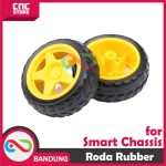 WHEEL RODA RUBBER FOR SMART ROBOT CAR 4WD 2WD - Image 4