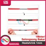 HEATSHRINK 1MM HEAT SHRINK SELANG SELONGSONG BAKAR PER 1 METER - Image 3