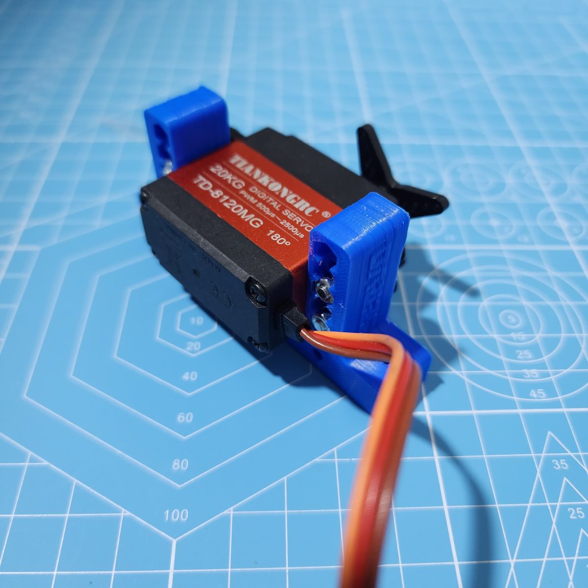 Bracket Servo MG995 MG996 MG996R TD Series Servo Holder vertical - Image 5