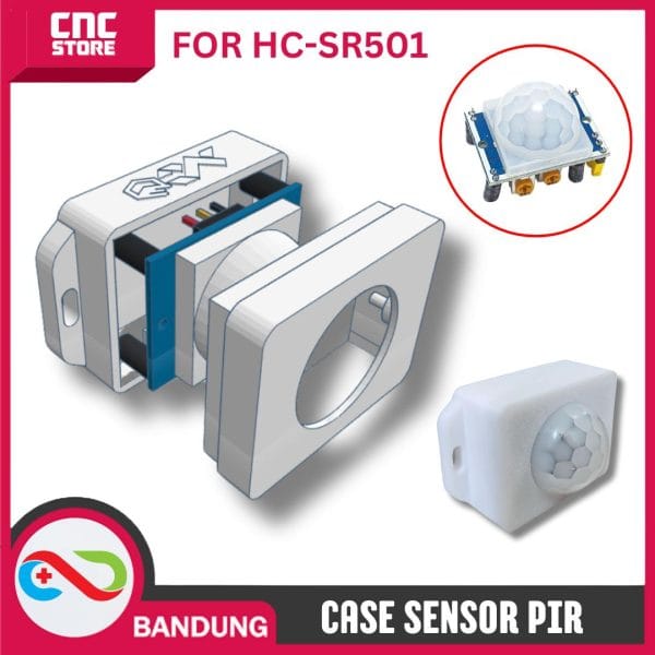 Case Sensor PIR HC-SR501 Box Sensor Gerak Housing PIR Sensor Bracket