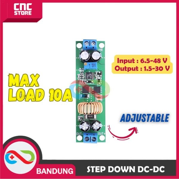 STEP DOWN DC-DC 6.5V-48V to 30V-1.5V 10A regulated power supply