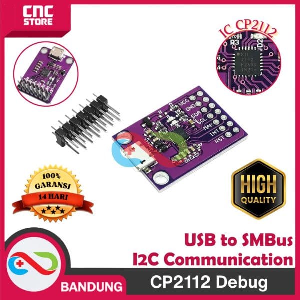 CP2112 MODUL SENSOR DEBUG BOARD USB KE SMBUS I2C 2.0 MICRO USB 5V