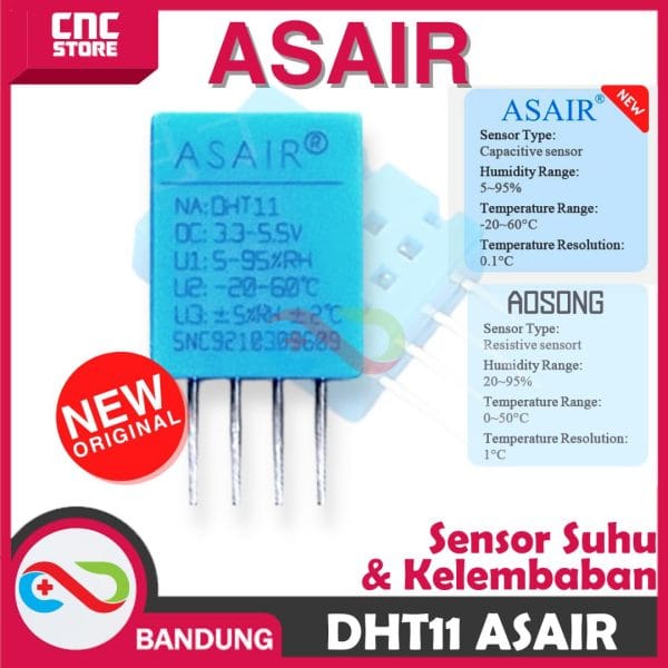 DHT11 TEMPERATURE AND RELATIVE HUMIDITY SENSOR MODULE