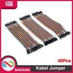 40PCS JUMPER CABLE KABEL 40CM MALE TO MALE DUPONT 40PCS - Image 4