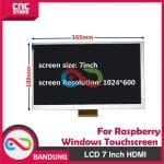 LCD 7 INCH HDMI FOR RASPBERRY PI AND WINDOWS CAPACITIVE TOUCHSCREEN IPS - Image 2