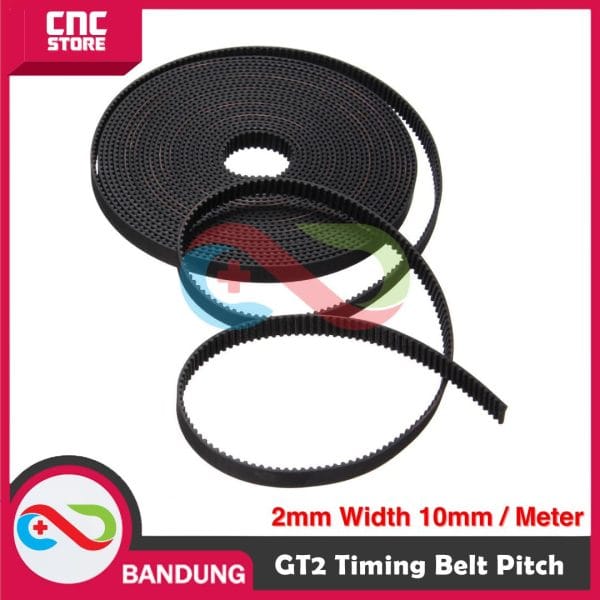 GT2 TIMING BELT PITCH 2MM WIDTH 10MM PER METER