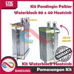 KIT PENDINGIN PELTIER WATER BLOCK 80X40 LENGKAP DENGAN HEATSINK - Image 4