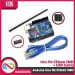 ARDUINO UNO R3 ATMEGA328P SMD CH340 COMPATIBLE BOARD PLUS USB CABLE - Image 4