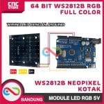 64 BIT WS2812B 5050 RGB LED DRIVER BOARD FULL COLOR 5V KOTAK - Image 5
