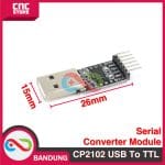 CP2102 USB TO TTL SERIAL CONVERTER MODULE ARDUINO ESP8266 RASPBERRY REPLACE FT232RL - Image 2