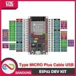 ESP32 ESP-32 DOIT WIFI BLUETOOTH IOT ESP-32S DEVELOPMENT BOARD 38 PIN PLUS KABEL DATA MICRO - Image 4