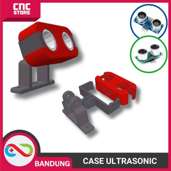 BRACKET ADAPTER HC-SR04 SR04 ULTRASONIC RED MERAH TRANSDUCER SENSOR MODULE