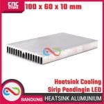 HEATSINK ALUMINIUM 100X60X10MM HEAT SINK COOLING SIRIP PENDINGIN LED - Image 4