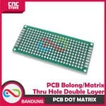 PCB DOT MATRIX THRU HOLE DOUBLE LAYER 3X7CM 3*7CM - Image 2