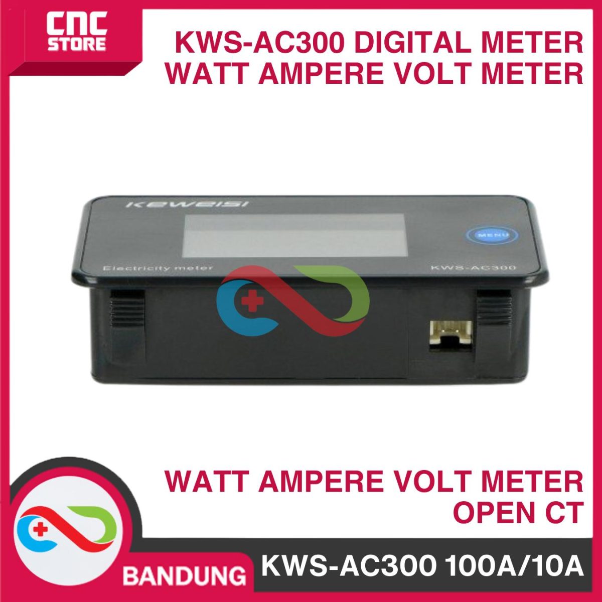 KWS-AC300 100A/10A 6IN1 DIGITAL KWH METER WATT METER AMPERE VOLT METER OPEN CT - Image 7