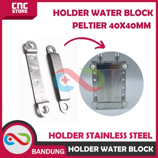 HOLDER WATER BLOCK PENJEPIN WATER BLOK PELTIER 40X40MM STAINLESS STEEL